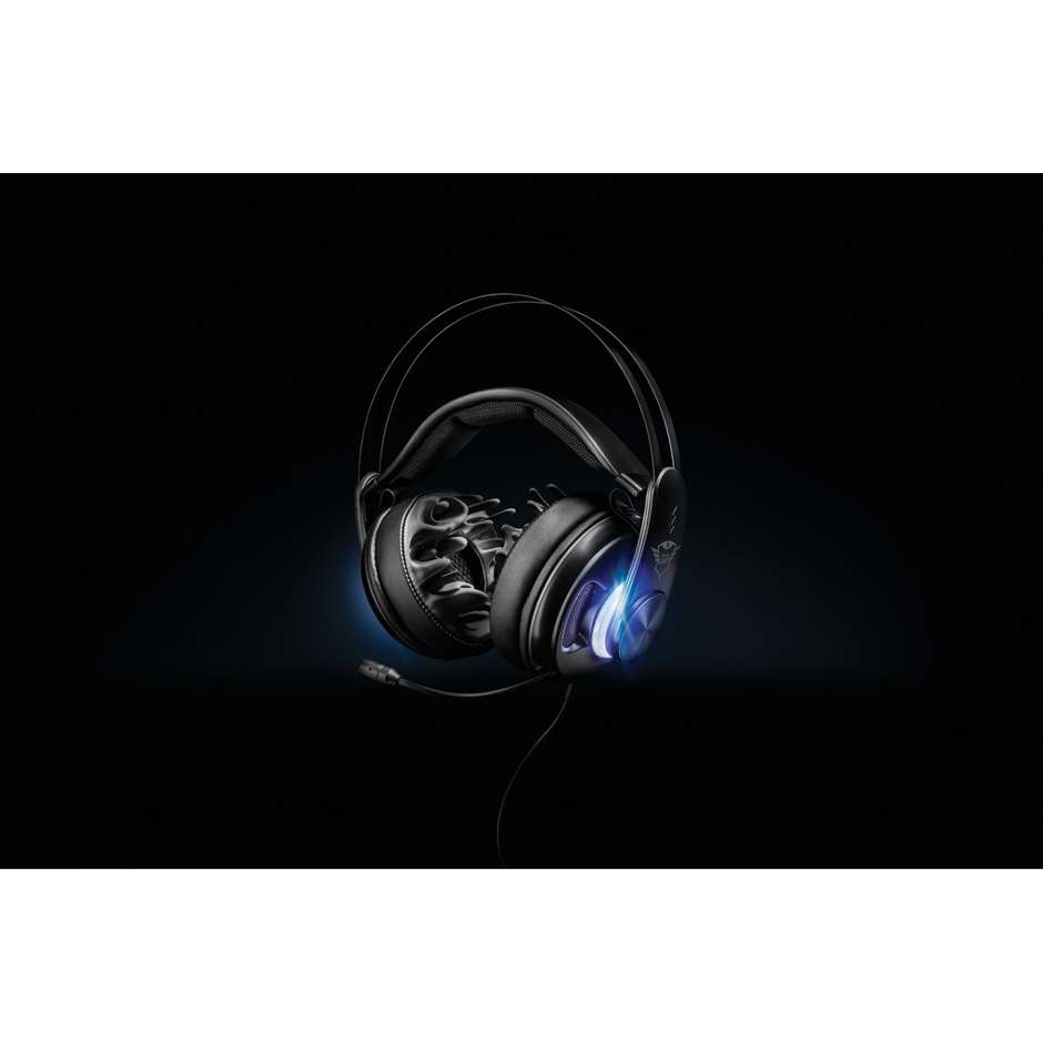Trust 22055 GXT 383 Dion 7.1 Bass Vibration Headset cuffie gaming con microfono colore nero
