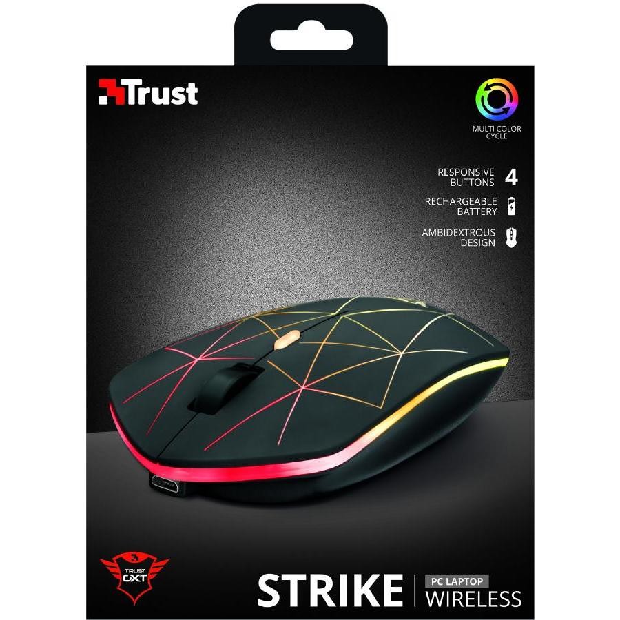 Trust 22625 GXT117 Strike Wireless Gaming mouse 4 pulsanti
