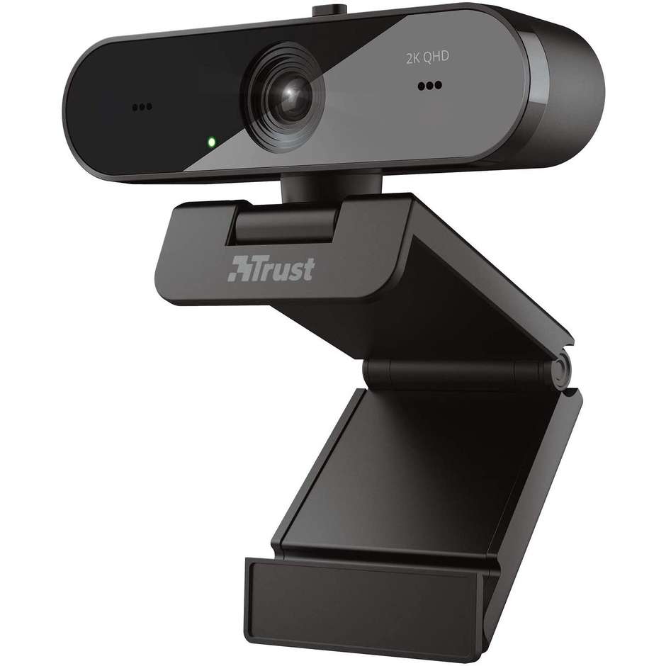 Trust 24228 Taxon QHD Webcam 2560 x 1440 Pixel USB 2.0 colore Nero