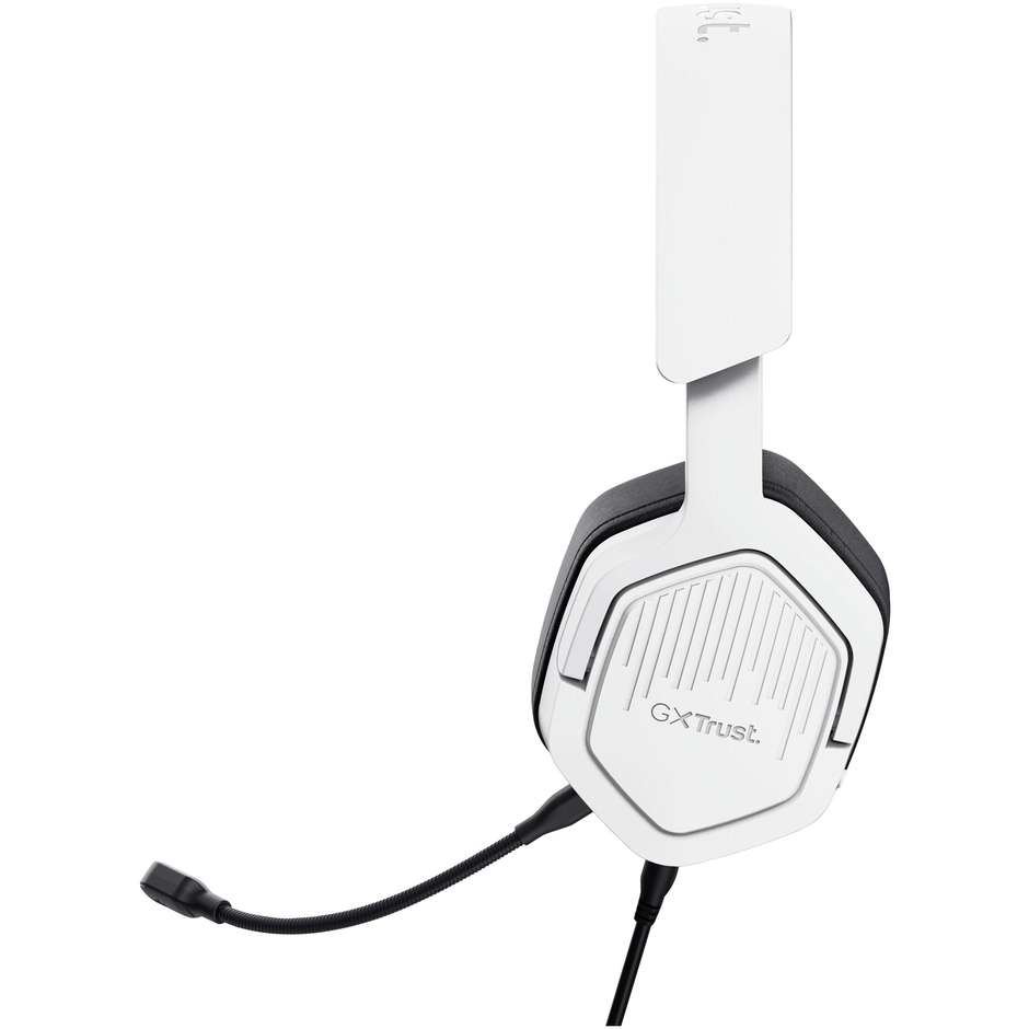 Trust 25448 GXT492W Carus Cuffie da Gaming Cablate colore bianco