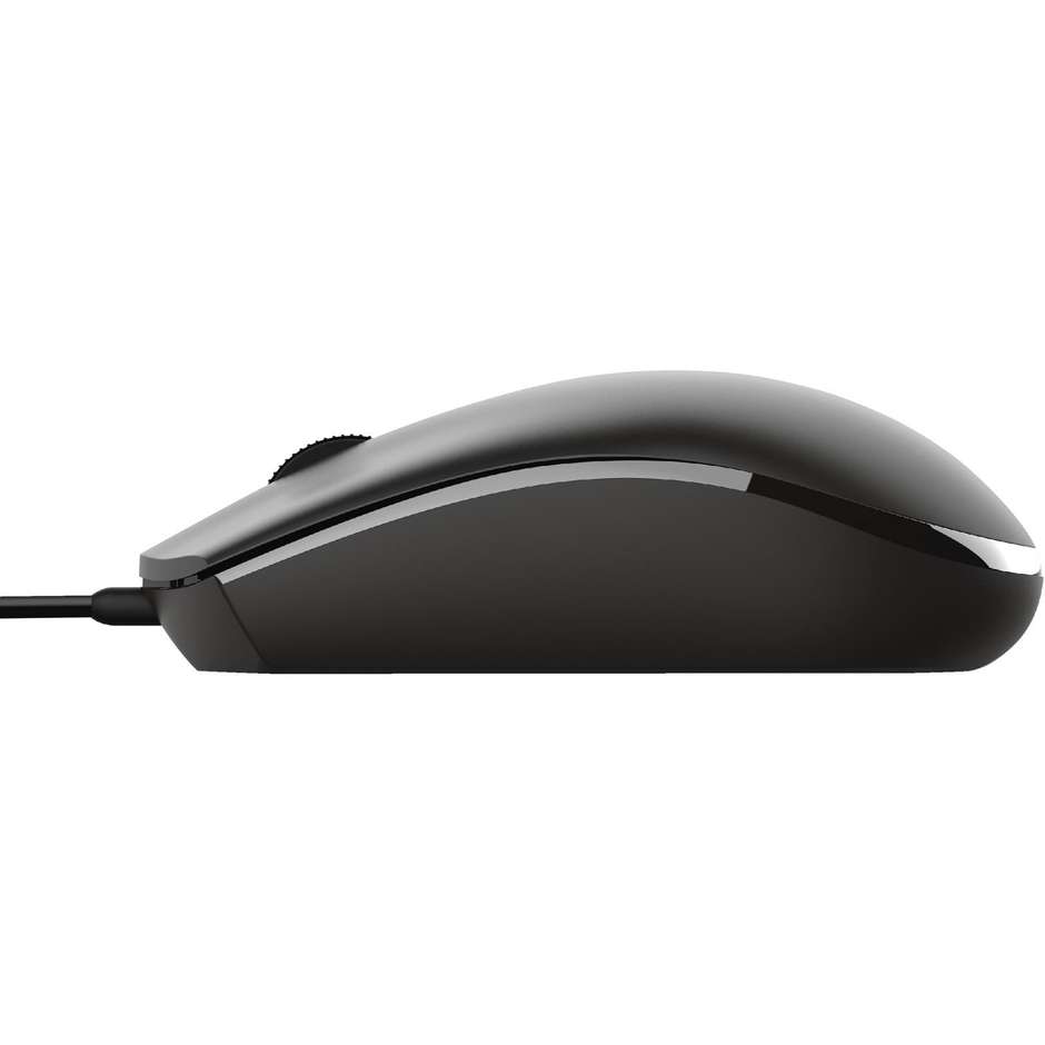 Trust Basi mouse cablato USB-A ottico 1200 DPI nero