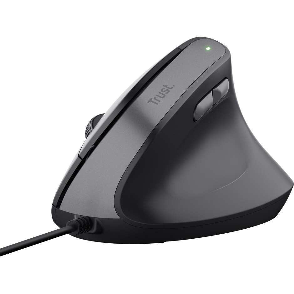 Trust Bayo II mouse verticale ergonomico USB 2400 DPI nero