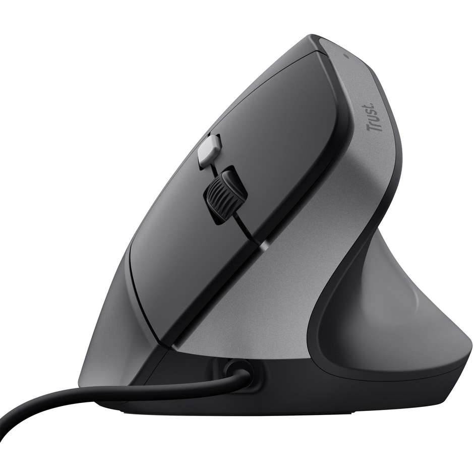 Trust Bayo II mouse verticale ergonomico USB 2400 DPI nero