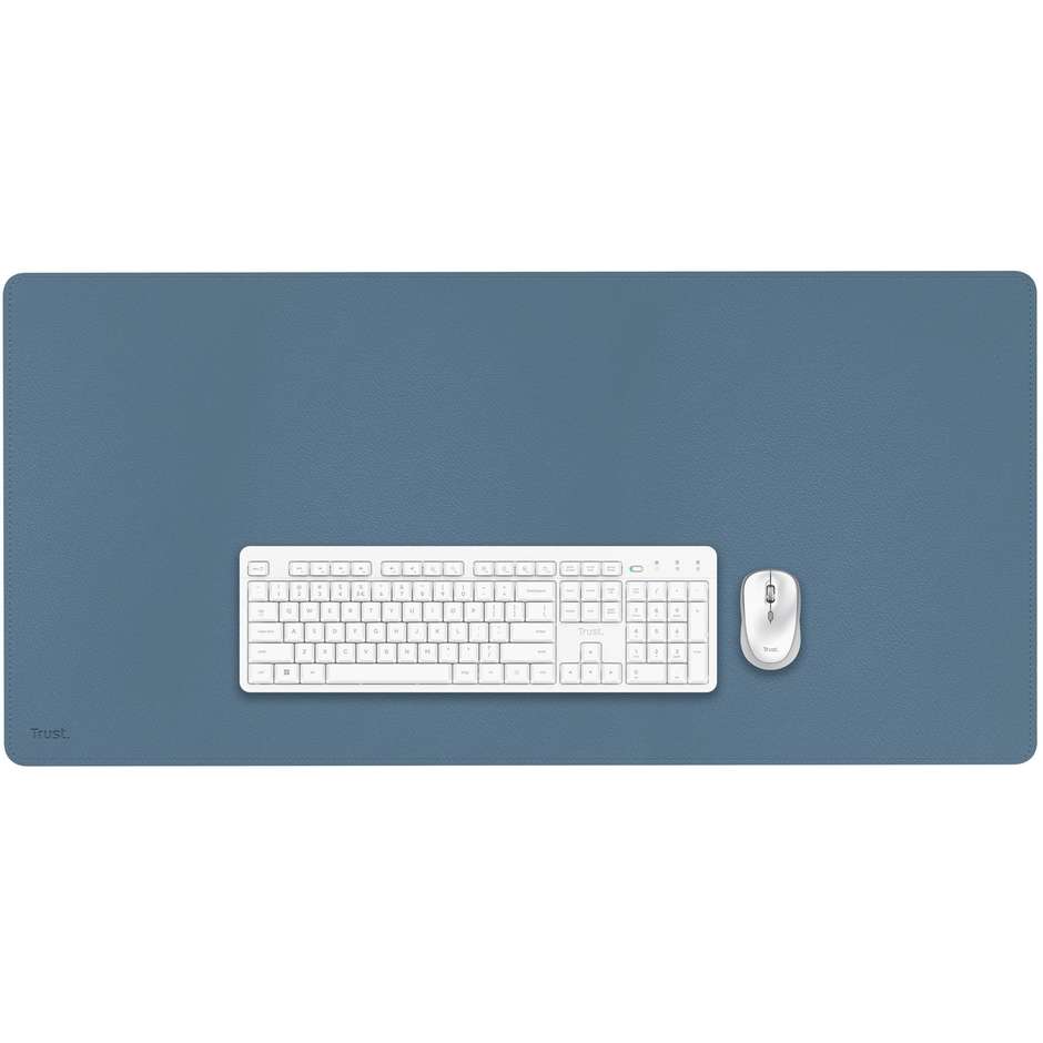 Trust Benya tappetino da scrivania XXL PVC blu 900 × 430 mm