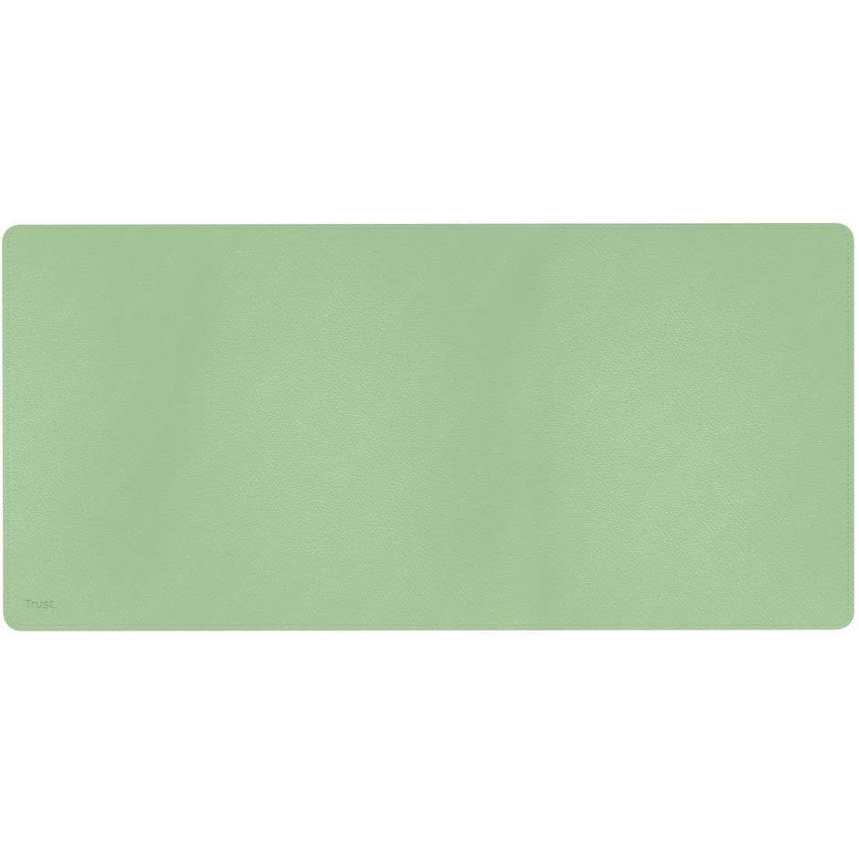 Trust Benya XXL Tappetino da Scrivania Desk Mat in Pelle Sintetica Idrorepellente Verde Salvia 900x430 mm 25481