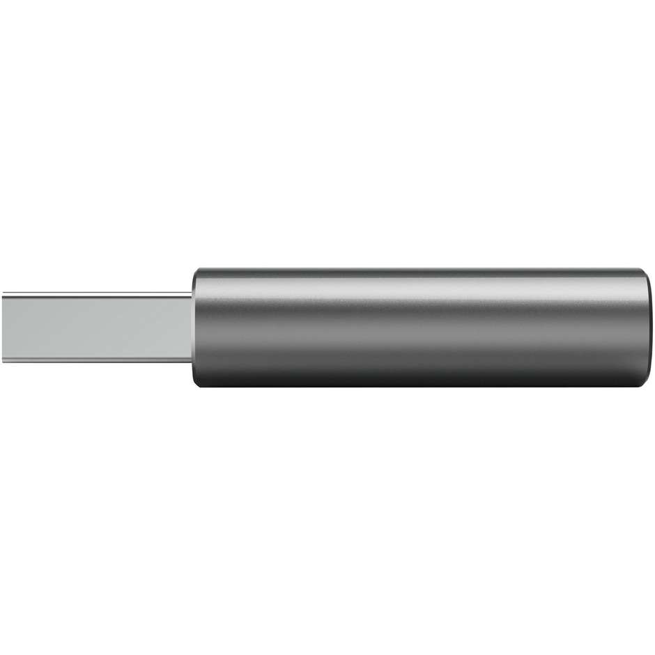 Trust Calyx (25573) Adattatore da USB-C a Gigabit Ethernet RJ-45 Alluminio Grigio