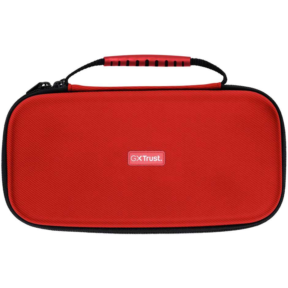 Trust Gaming GXT 1248S (25418) Custodia Rigida Protettiva Antiurto Edizione Speciale per Nintendo Switch, Switch Lite e Switch OLED Nero con Dettagli Blu e Rosso