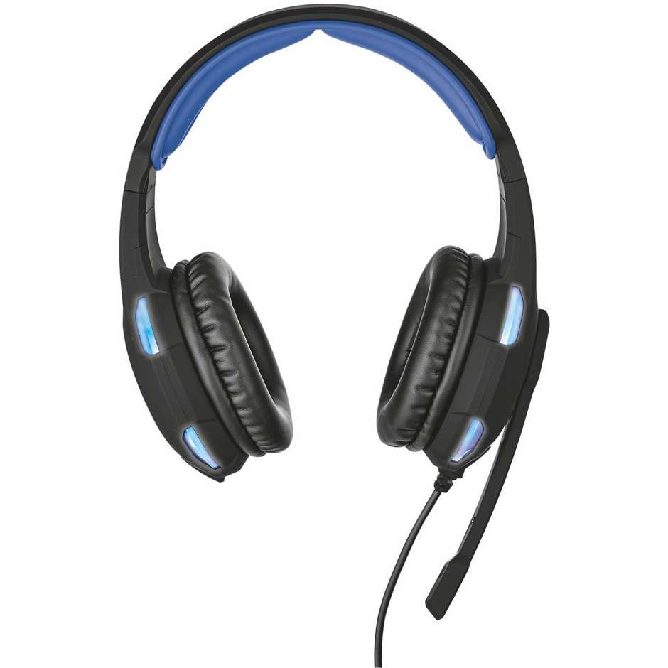 Trust Gaming GXT 350 Radius 7.1 Cuffie da Gaming Surround Illuminazione LED con Microfono USB PC 22052