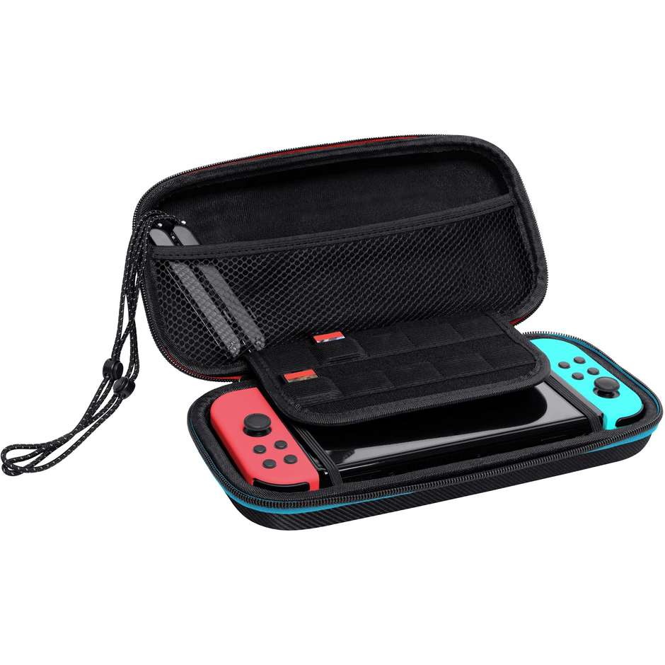 Trust GXT 1248 custodia rigida nera per Nintendo Switch, Lite e OLED