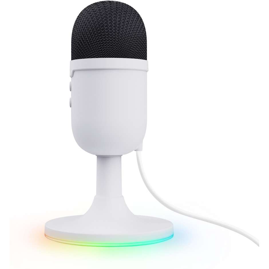 Trust GXT 234P Yunix microfono USB a condensatore bianco, 48 kHz/16 bit