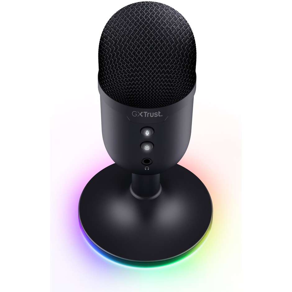Trust GXT 234P Yunix microfono USB da tavolo a condensatore, 48 kHz/16 bit