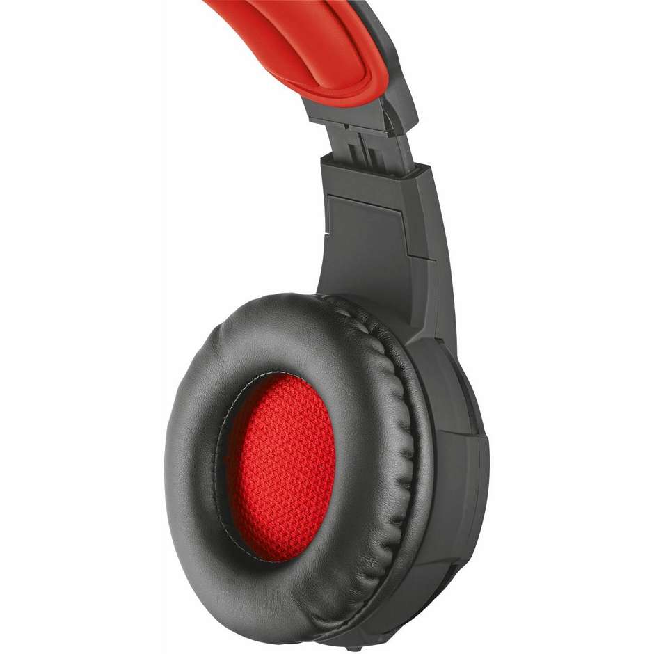 Trust GXT 310 Radius Gaming Headset cuffie da gioco colore nero e rosso