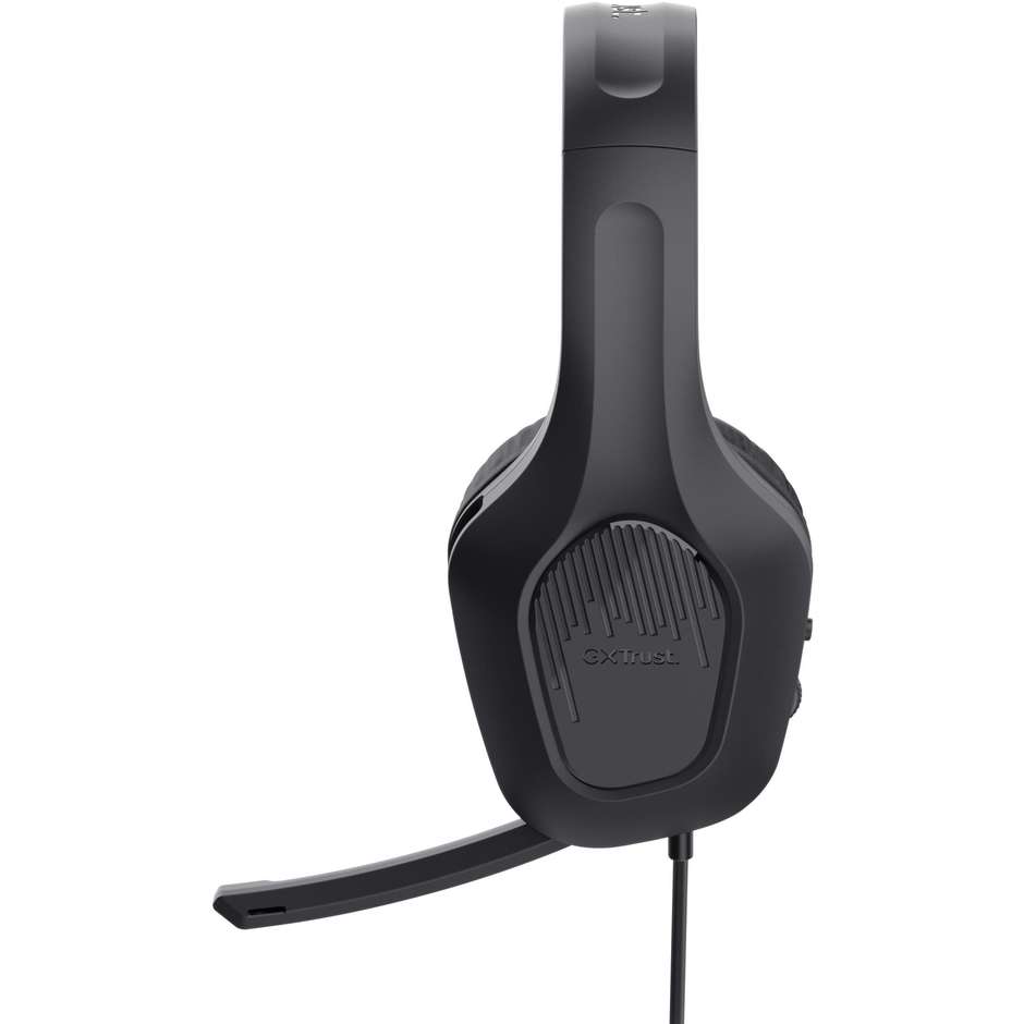 Trust GXT 415 Zirox Cuffie Gaming Cablate Over-Ear con Driver da 50mm e Microfono Ribaltabile Jack 3.5mm - Nero