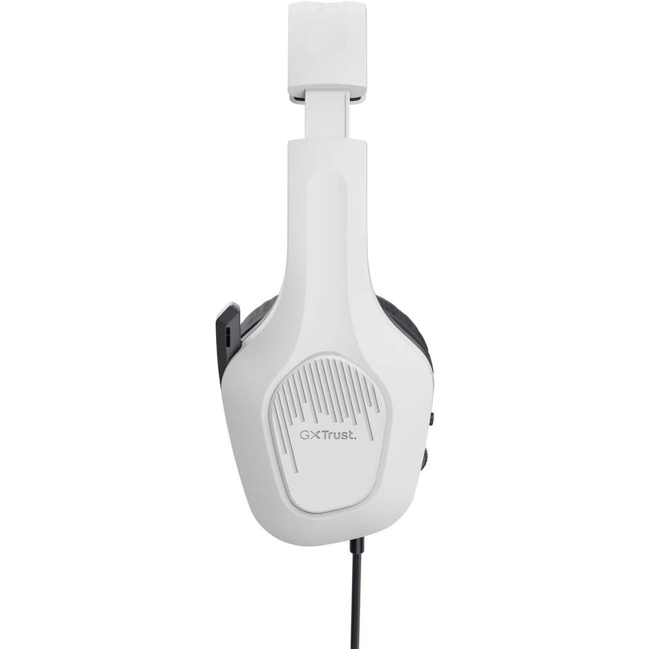 Trust GXT 415W Zirox (25147) Cuffie Gaming Cablate Over-Ear Driver 50 mm Ultraleggere 244g Bianco