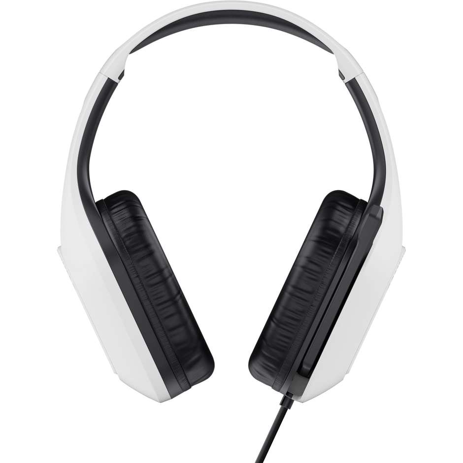 Trust GXT 415W Zirox Cuffie Gaming Cablate Over-Ear con Driver da 50mm e Microfono Ribaltabile Jack 3.5mm - Bianco