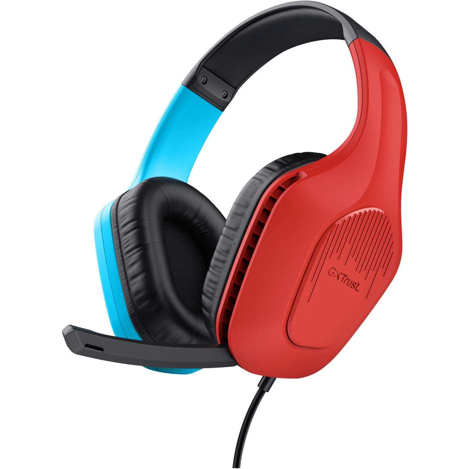 Trust GXT 416S Zirox cuffie gaming cablate con microfono, jack 3,5 mm