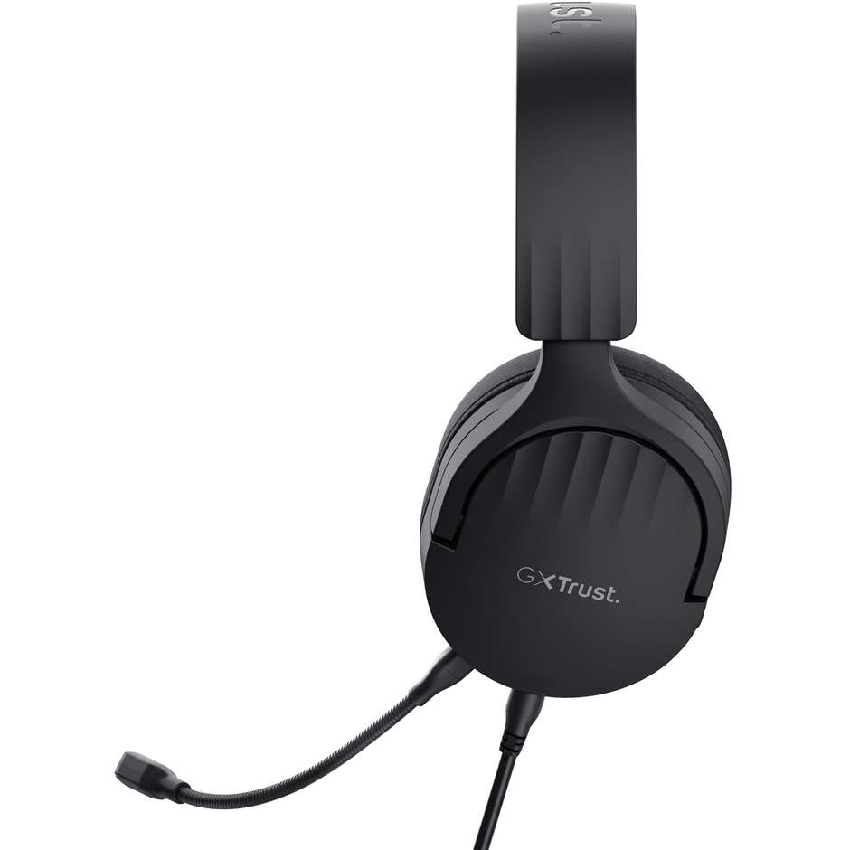 Trust GXT 489 Fayzo Cuffie gaming 50 mm jack 3,5 mm microfono removibile nere
