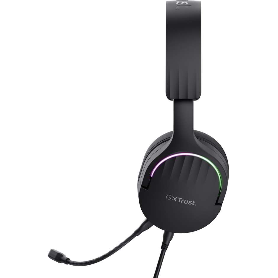 Trust GXT 490 FAYZO 7.1 (24900) Cuffie Gaming USB Surround 7.1 con Illuminazione RGB Nero