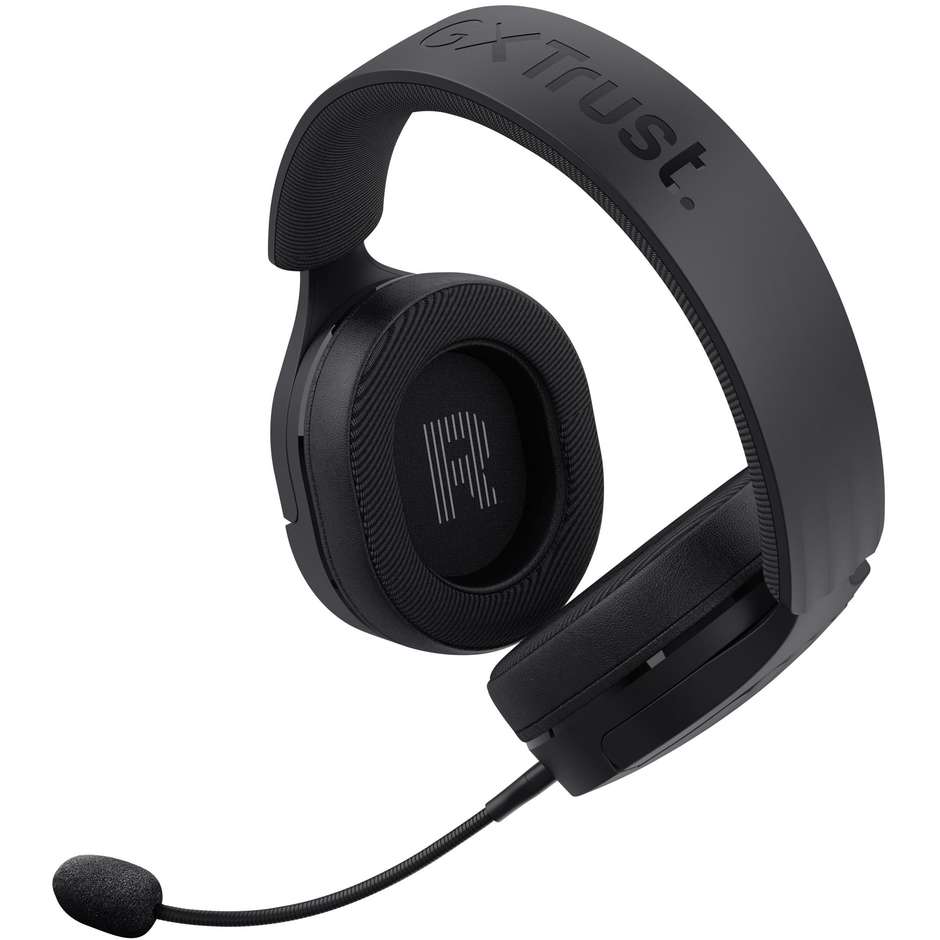Trust GXT 491 Fayzo Cuffie Gaming Wireless Dual Mode 2.4GHz e Bluetooth con Driver 50mm Surround 7.1 e Illuminazione RGB - Nero