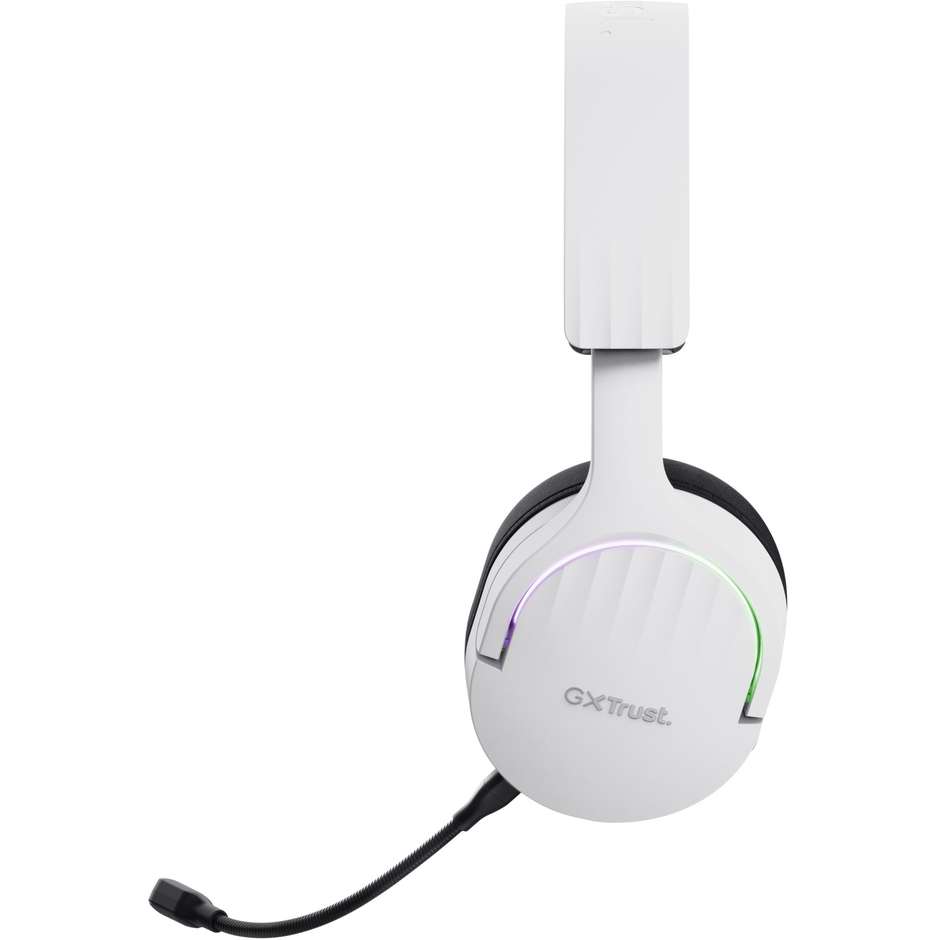 Trust GXT 491W Fayzo Cuffie gaming dual wireless 2,4 GHz Bluetooth 50 mm bianche e nere