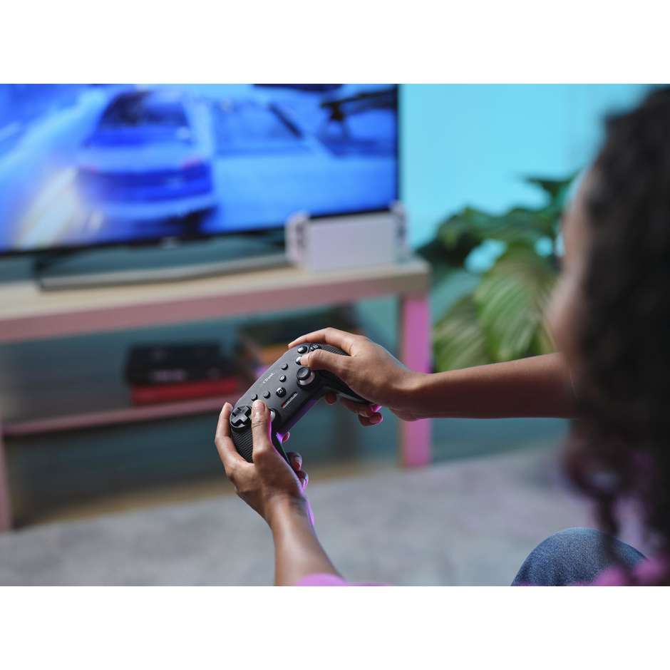 Trust GXT 542 MUTA Controller Wireless Multipiattaforma Bluetooth 2.4GHz e USB con D-Pad Intercambiabili Colore Nero