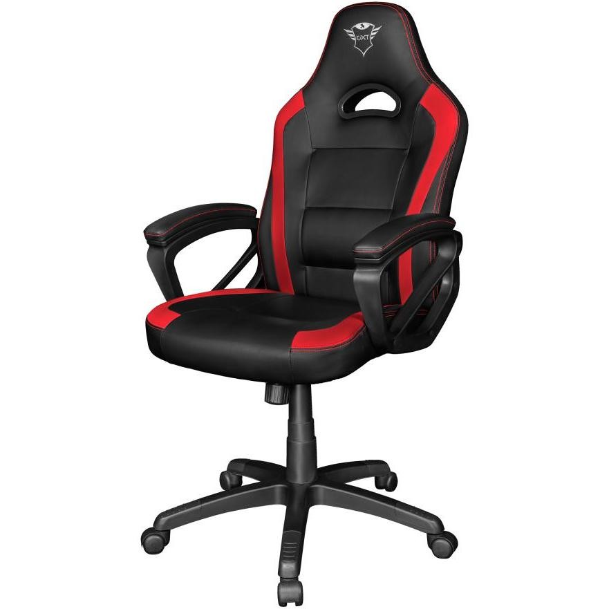 Trust GXT 701 Ryon Sedia da gaming universale Seduta imbottita Colore Nero, Rosso