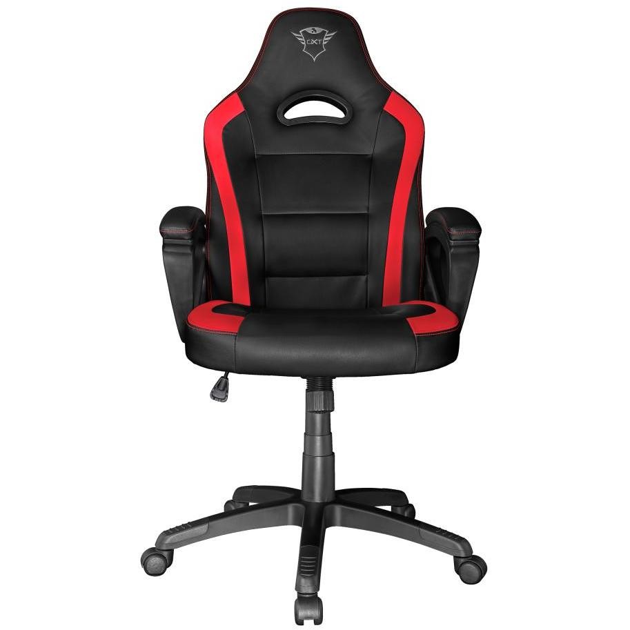 Trust GXT 701 Ryon Sedia da gaming universale Seduta imbottita Colore Nero, Rosso