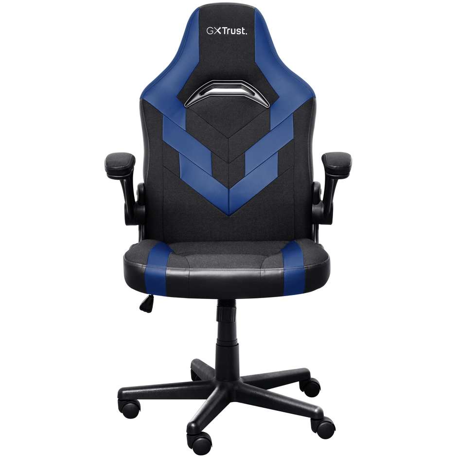 Trust GXT 703B Riye sedia gaming nera e blu, portata 140 kg