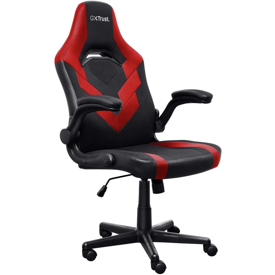 Trust GXT 703R Riye sedia gaming nera e rossa, portata 140 kg