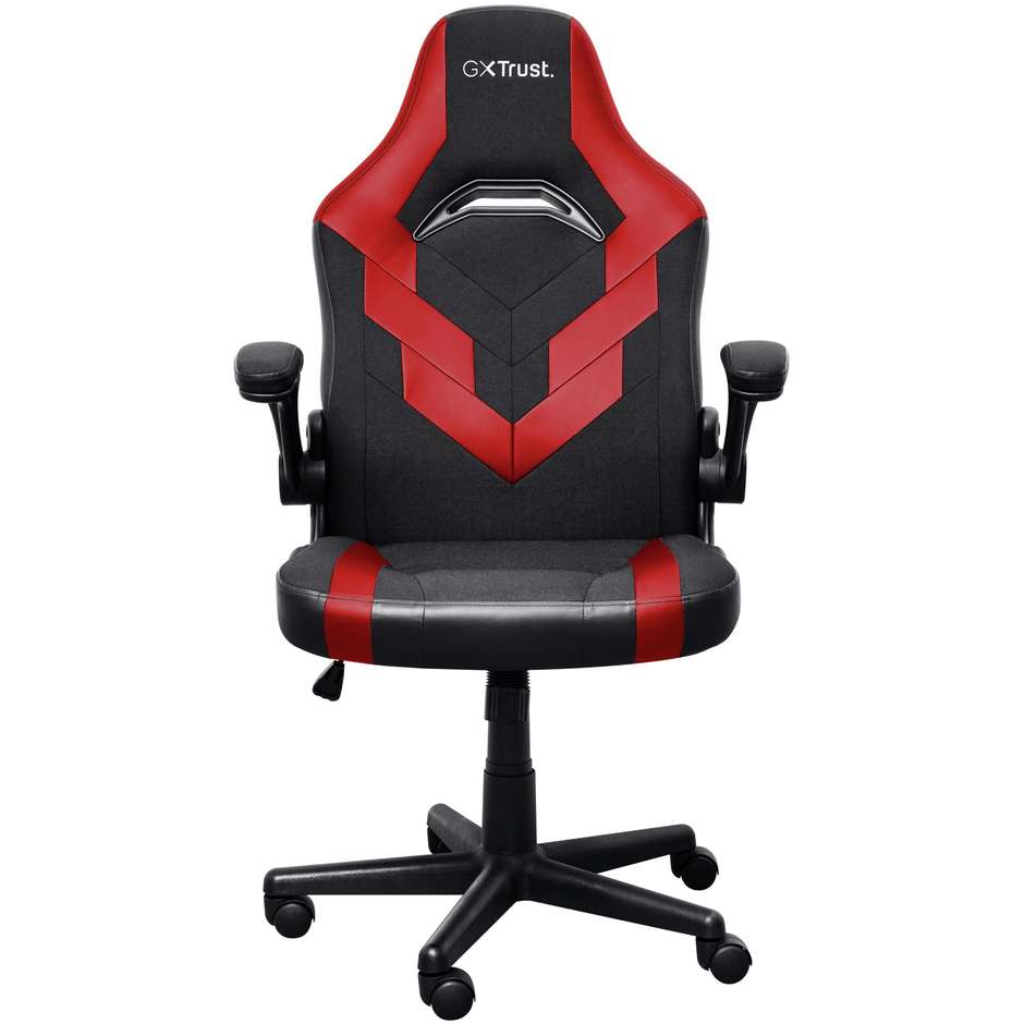 Trust GXT 703R RIYE Sedia per gaming universale Colore Nero, Rosso