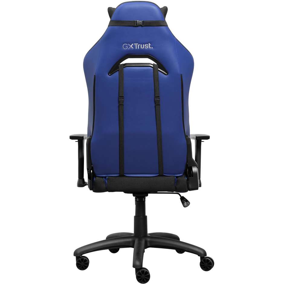 Trust GXT 714 RUYA Sedia da Gaming Ergonomica con Schienale Regolabile Cuscini e Telaio FSC Nero e Blu 25131