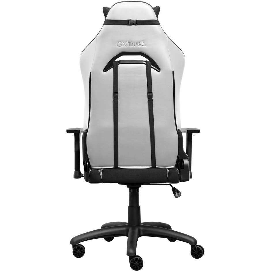 Trust GXT 714 Ruya sedia gaming nera e bianca, portata 150 kg