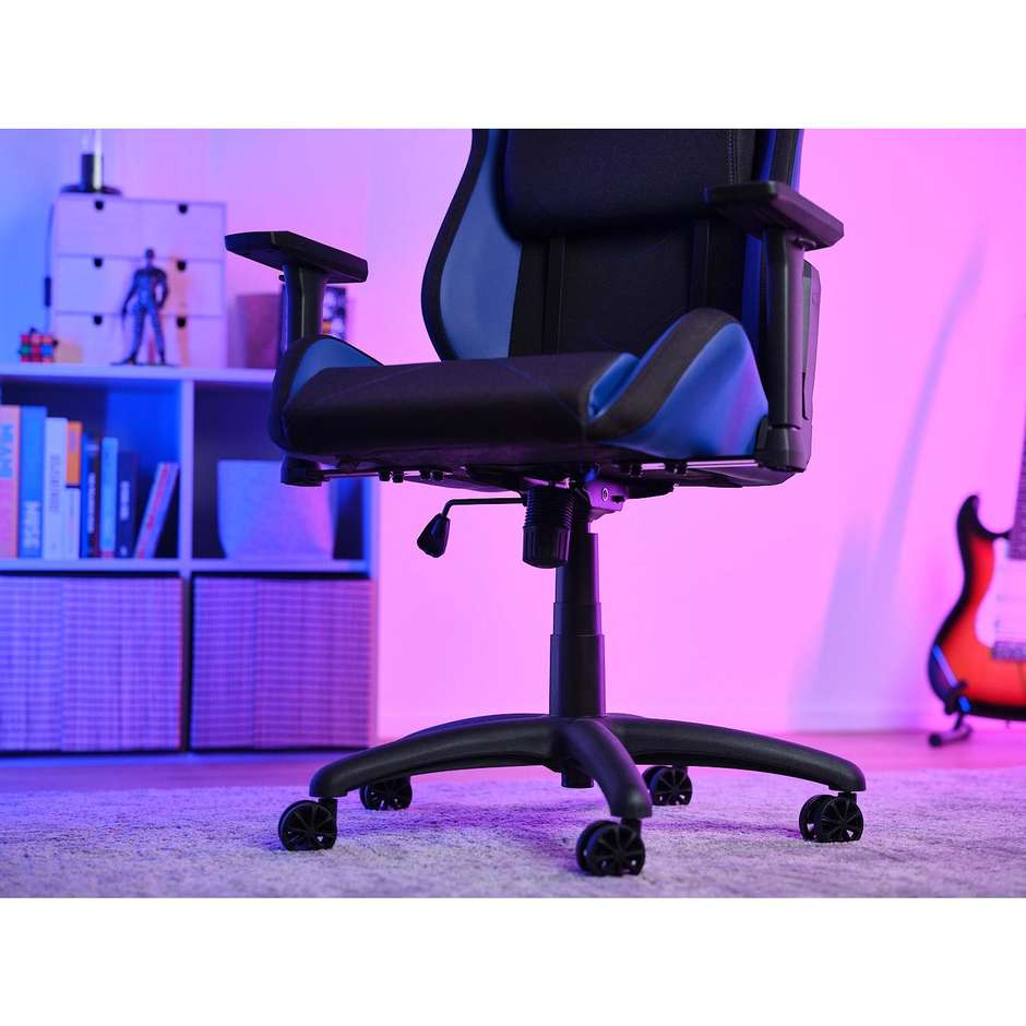 Trust GXT 714 Ruya sedia gaming nera e blu, portata 150 kg