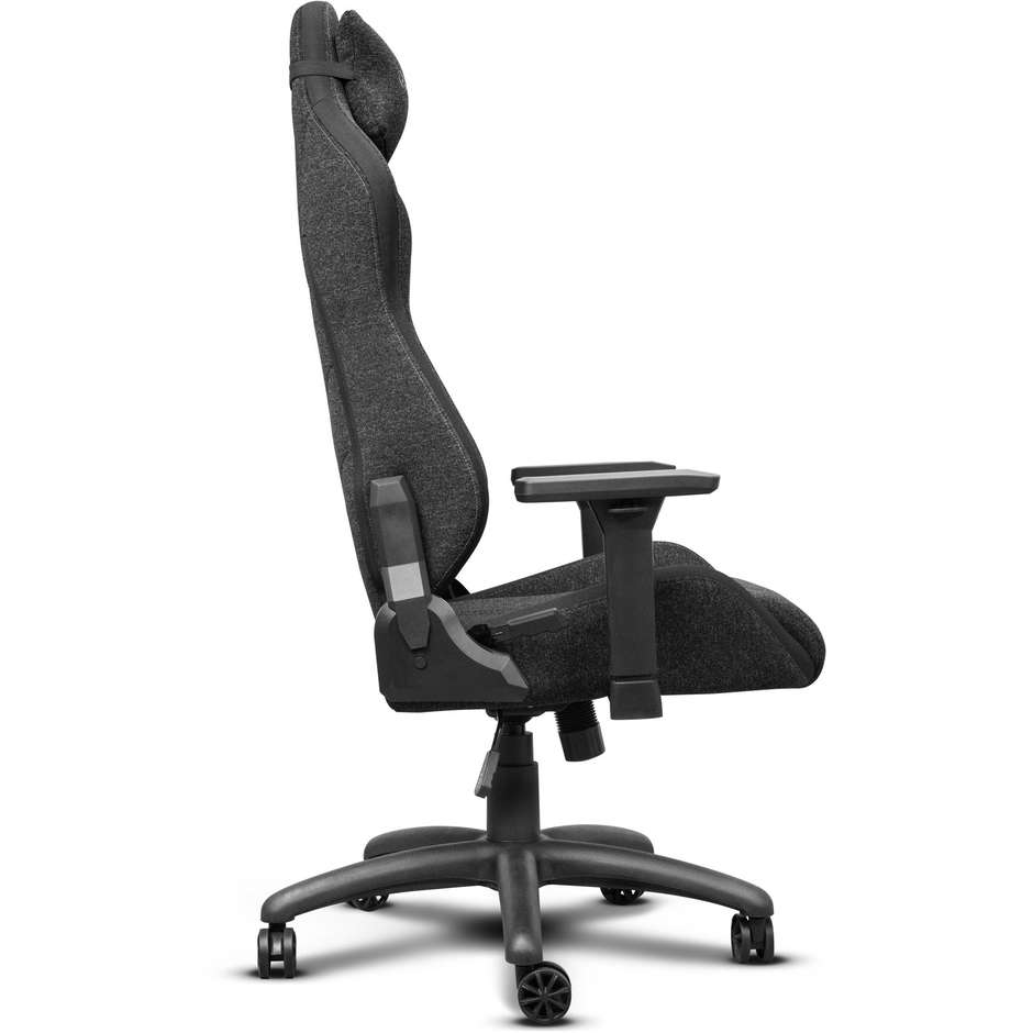 Trust GXT 723 sedia gaming grigia, portata 150 kg