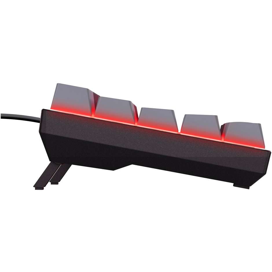 Trust GXT 867 Acira Tastiera Meccanica Gaming Compatta 60% Switch Meccanici RGB Layout Italiano Nero