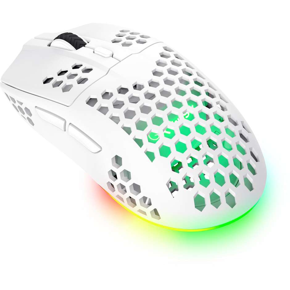 Trust GXT 929 Helox mouse gaming wireless 4800 DPI bianco