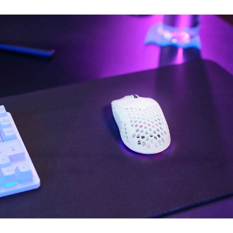 Trust GXT 929 Helox mouse gaming wireless 4800 DPI bianco