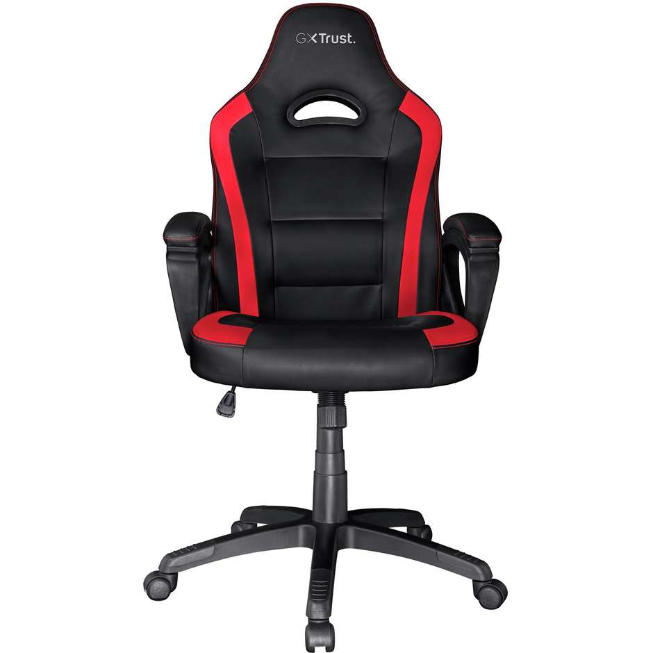 Trust GXT1701R RYON Sedia per gaming universale Colore Nero, Rosso