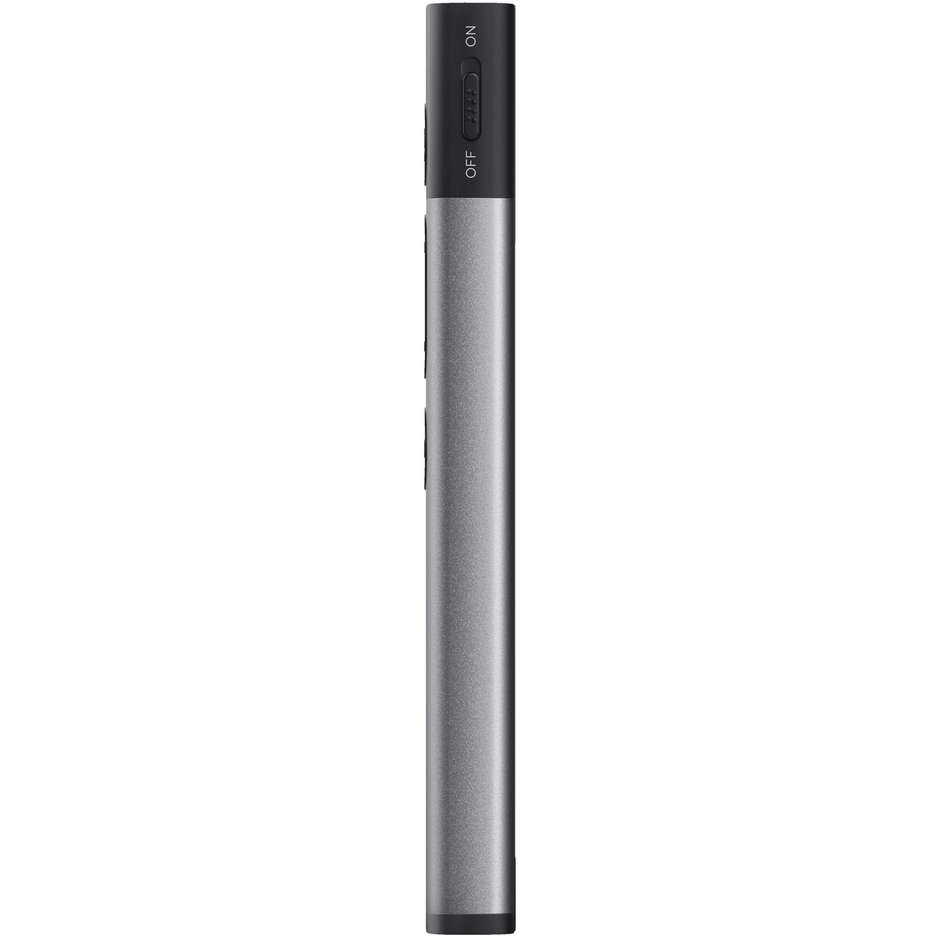 Trust Kazun Presenter Wireless Puntatore Laser Rosso RF 2.4 GHz per Presentazioni Alluminio e Nero