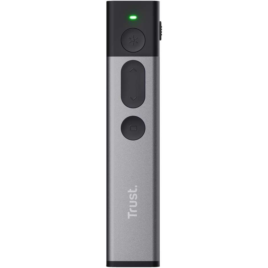 Trust Kazun puntatore wireless RF Colore Alluminio, Nero