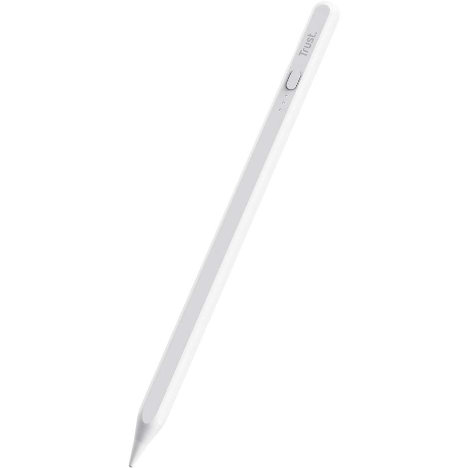 Trust Kyna (25191) Penna Stilo Capacitiva Ricaricabile per Tablet e Touchscreen Punta 1.5mm Bianco