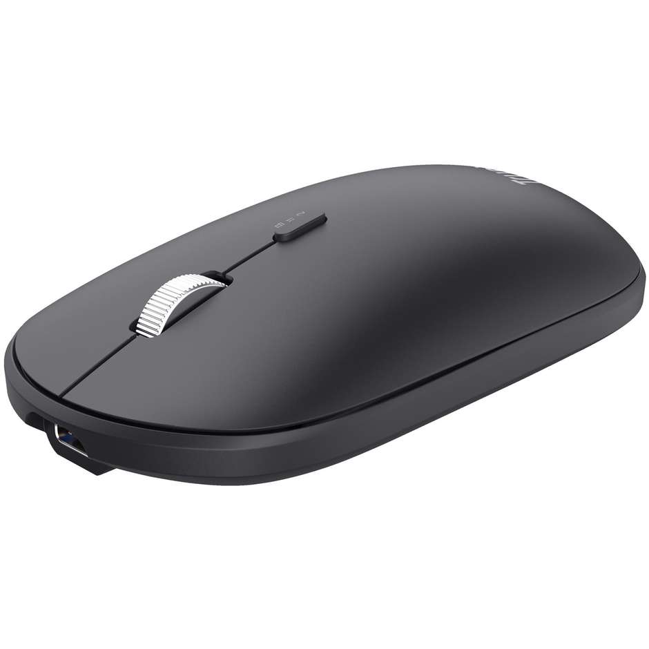 Trust Lyra Set Tastiera e Mouse Wireless Bluetooth e RF 2.4 GHz Layout Italiano Compatto Nero
