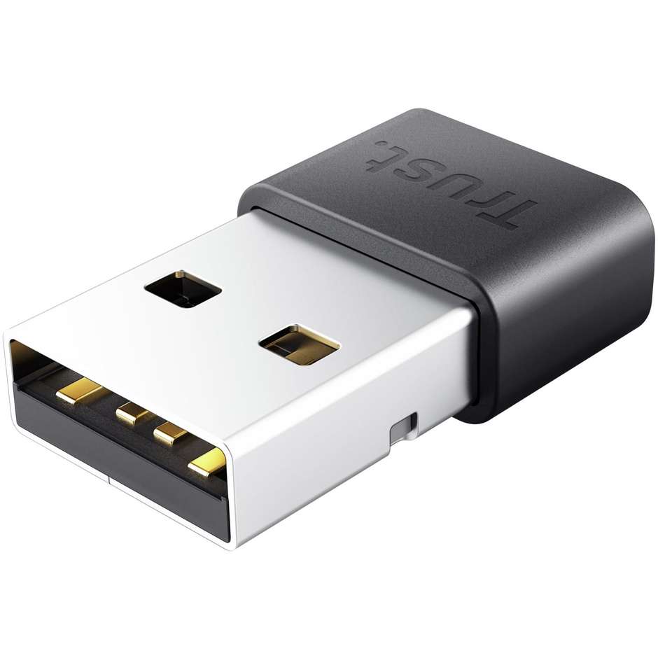 Trust Myna (25329) Adattatore USB Bluetooth 5.3 Nano Dongle per PC Portata 20m Nero