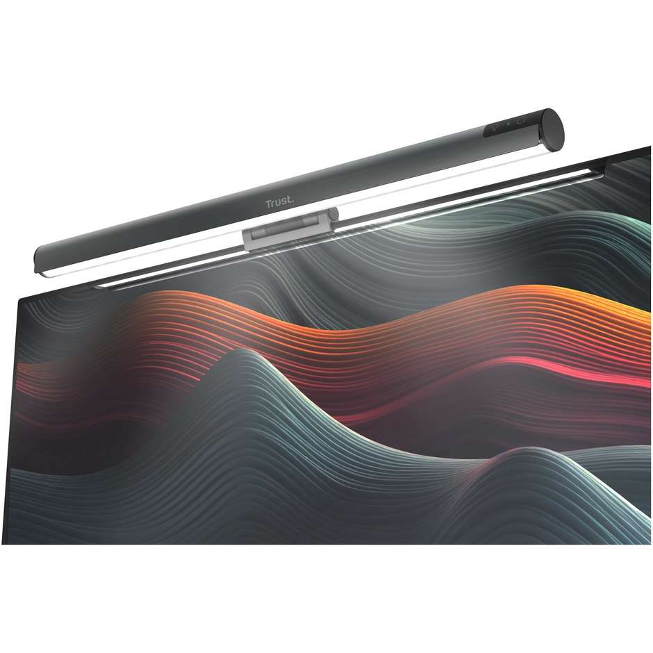 Trust Shyne luce nera in alluminio con cavo USB
