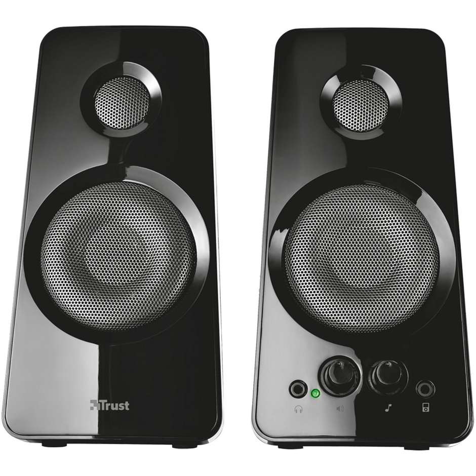 Trust Tytan 2.0 21560 Set Altoparlanti da Scrivania Hi-Fi 18W RMS / 36W Picco con Regolazione Bassi e Treble Nero
