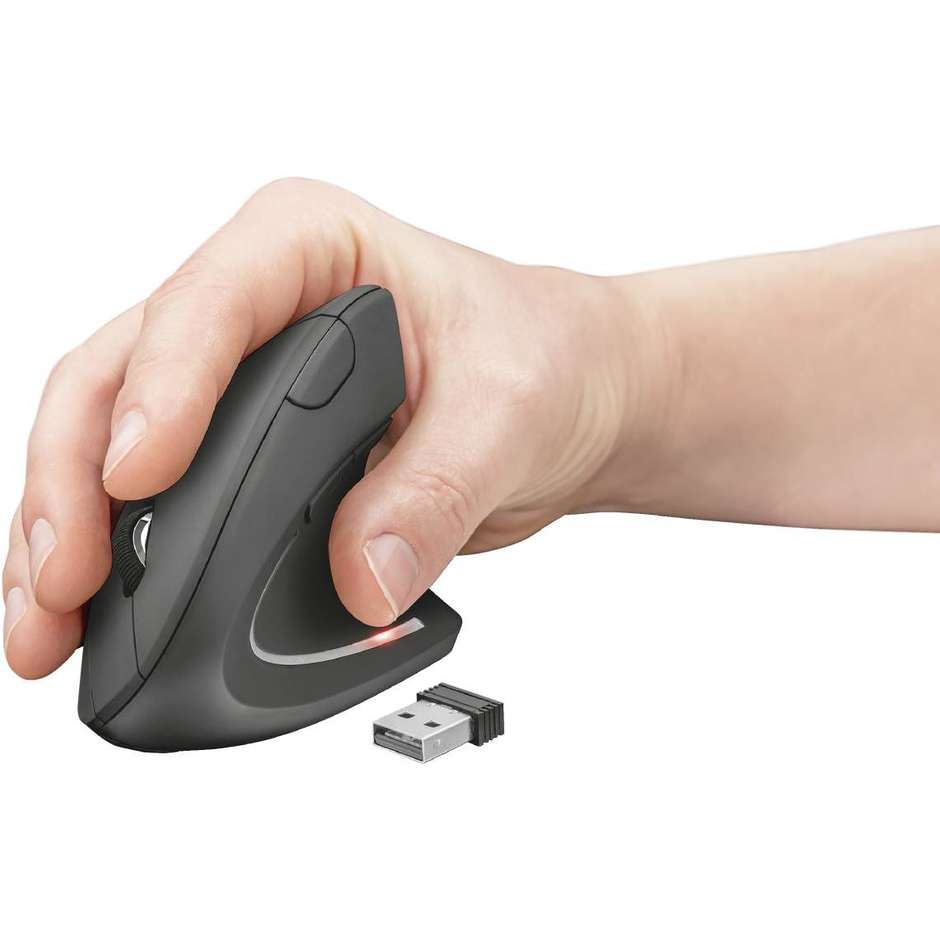 Trust VERTO Mouse ergonomico USB colore nero