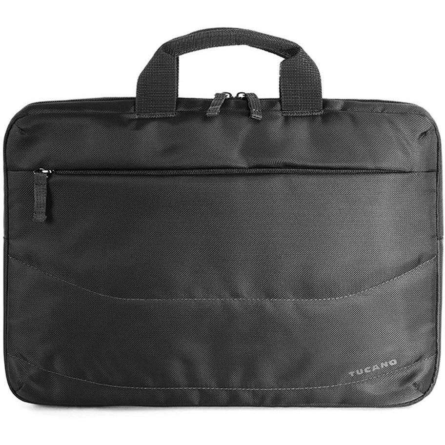 Tucano Idea 15.6" con Mouse Wireless (BUBIDEAWM) Borsa per Notebook Imbottita con Tracolla Nero