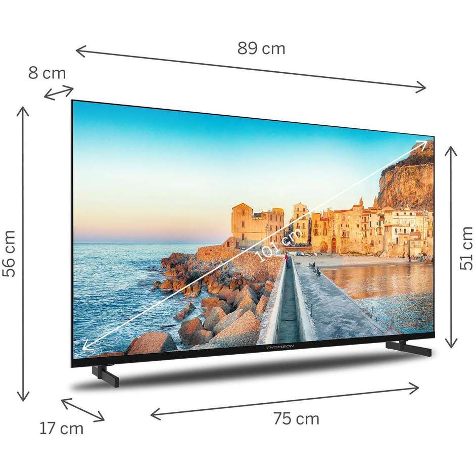 tvc led 40 fhd google hdr wifi sat 3 hdmi 2usb