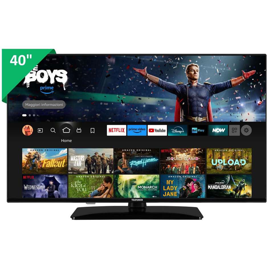 tvc led 40 fhd smart wifi tv sat s2 1 hdmi 2 usb