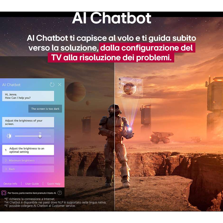 tvc led 43 4k qled smart tv wifi proc a7 gen 8 ai